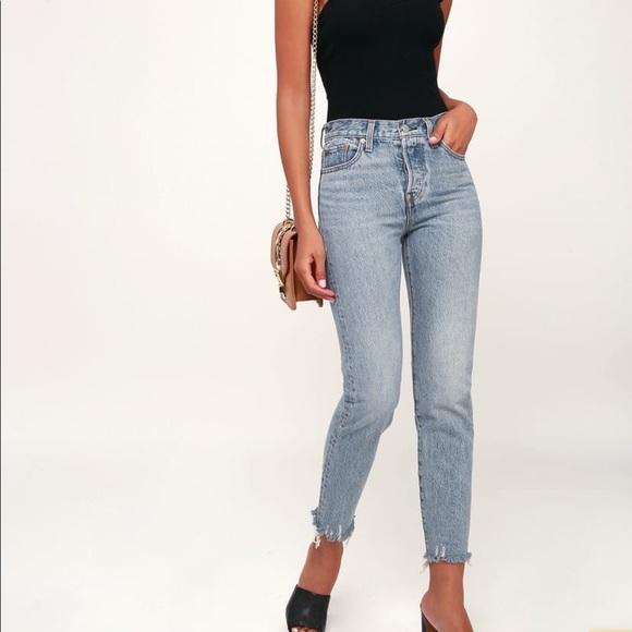 high rise levi's wedgie jeans